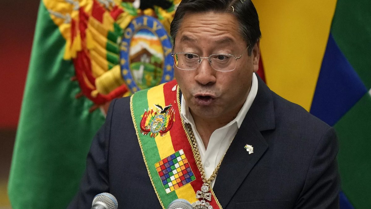 El presidente de Bolivia, Luis Arce.
