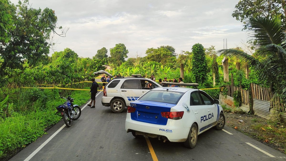 A un costado de la vía a la parroquia San Juan hallaron a una víctima