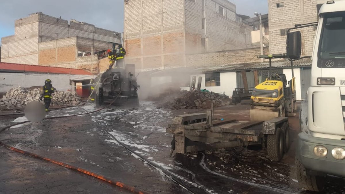27 efectivos trabajaron en el lugar.