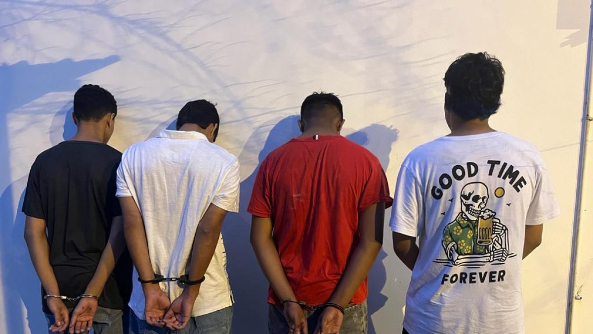 Los detenidos están a órdenes de las autoridades