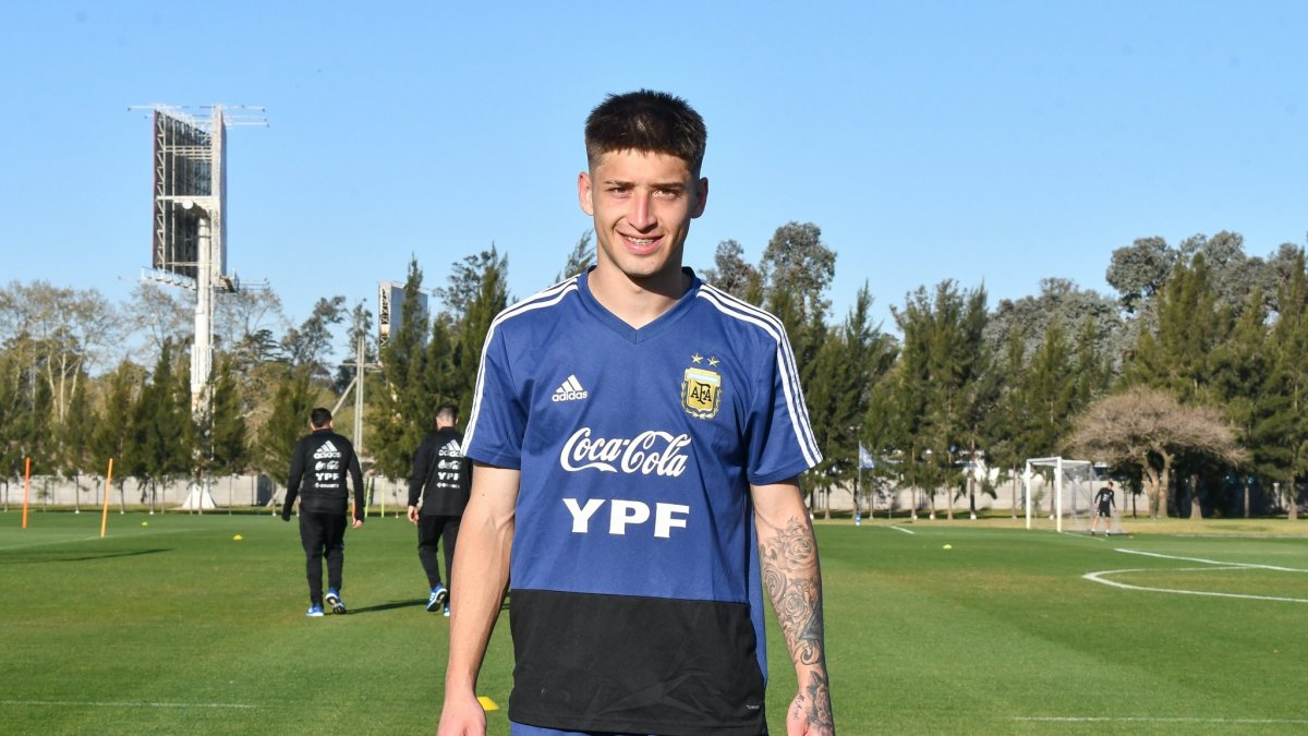 Santiago Kubiszyn, fue citado para los entrenamientos de la Selección Argentina Sub-20 en el año 2022
