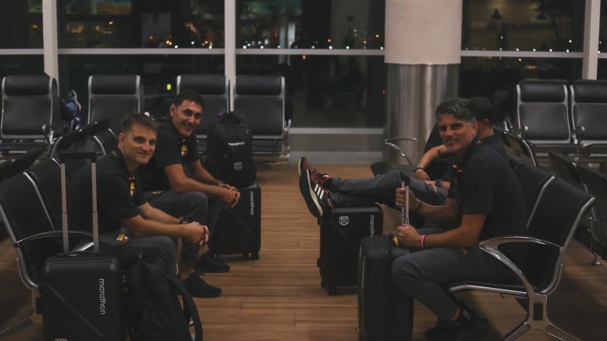 Barcelona viajó a Estados Unidos para continuar con la pretemporada 2024