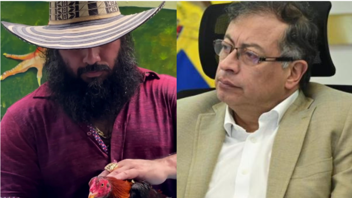 Referencial. Imágenes de 'Fito' y Gustavo Petro