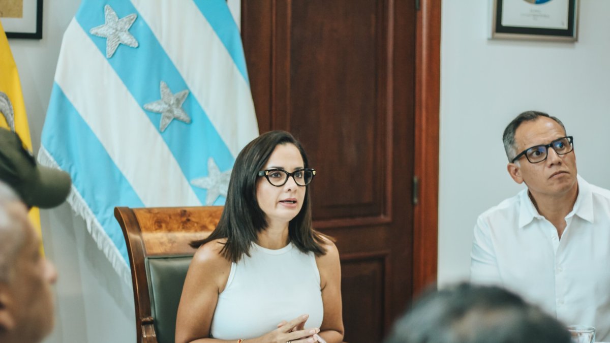 La prefecta del Guayas, Marcela Aguiñaga, está al frente de la provincia desde mayo del 2023. 