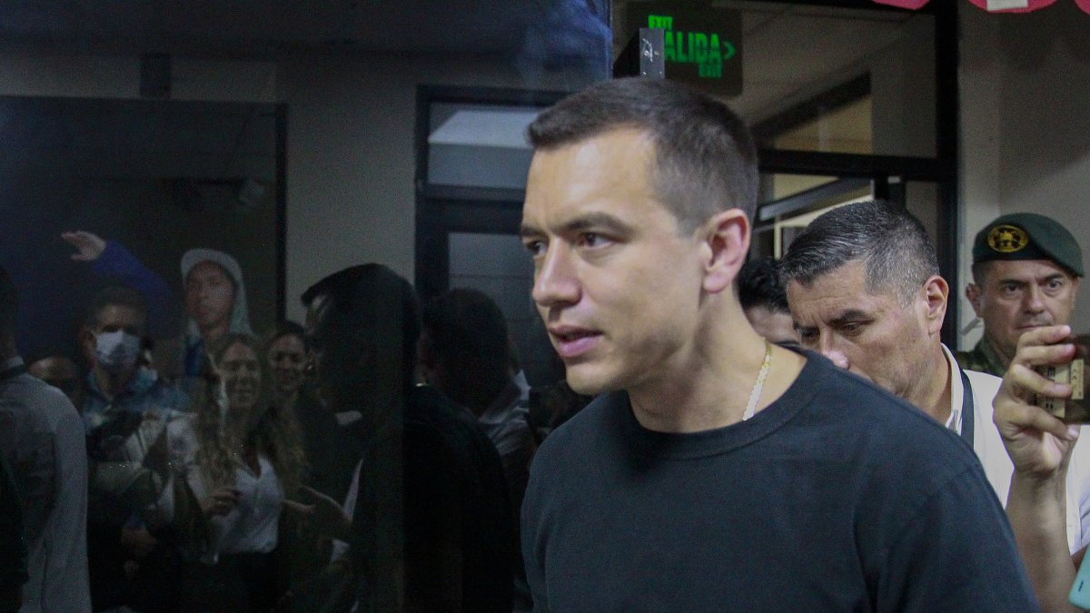 El presidente de Ecuador, Daniel Noboa, en una fotografía de archivo