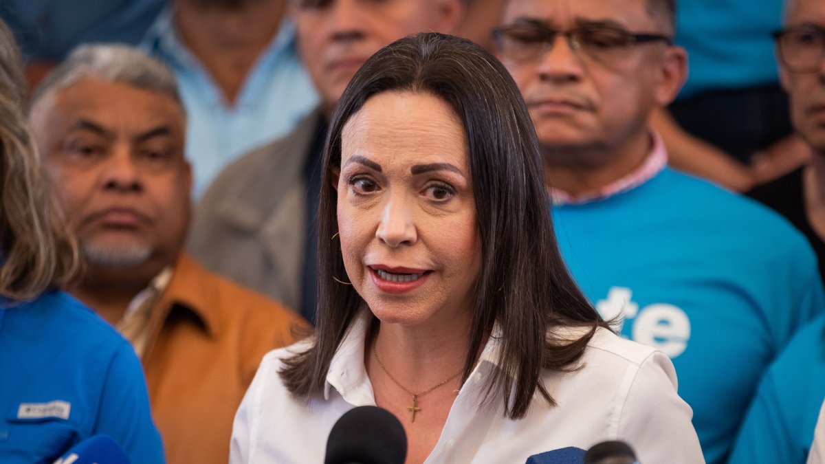 Caracas. La opositora María Corina Machado, en una reciente aparición.