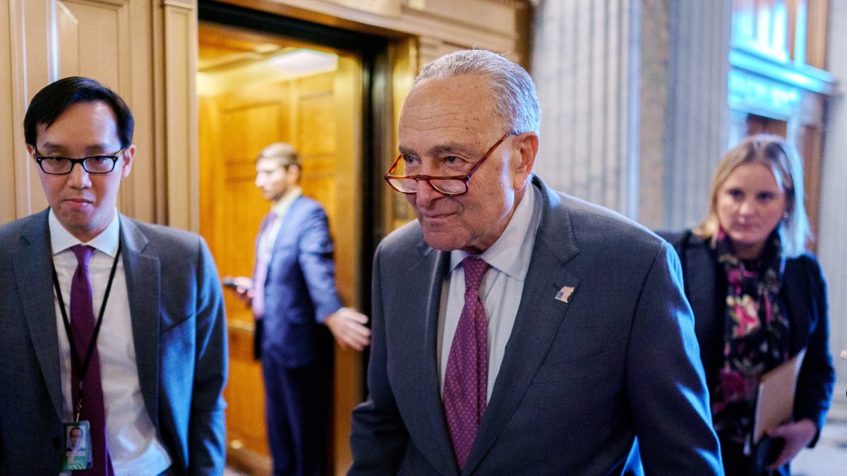 Chuck Schumer, líder de la mayoría demócrata en el Senado.