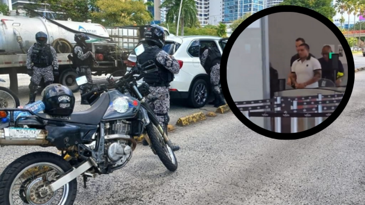 Al momento de su retención en Panamá, Salcedo viajaba en un vehículo.