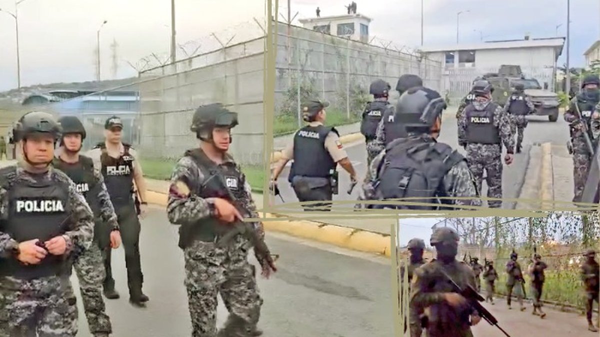 Las Fuerzas Armadas intervienen en el complejo carcelario para mantener el control del penal.