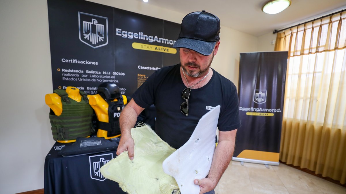 Christopher Eggeling, gerente general de la empresa Globalsegupro, dueña de la marca EggelingArmored