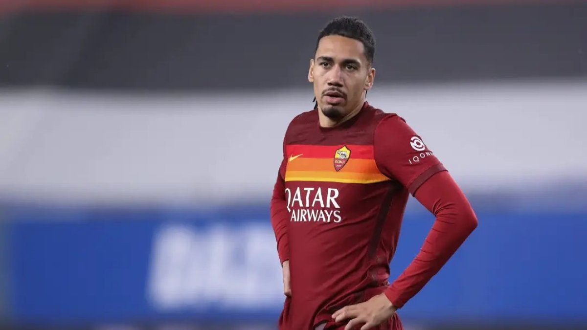 El inglés Chris Smalling, defensor de Roma.