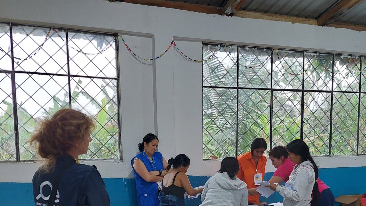 Imagen referencial para graficar una jornada de elecciones.