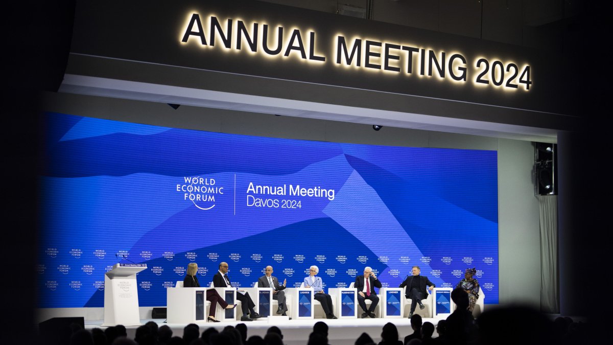Reunión.- La cita del Foro Económico Mundial de Davos.