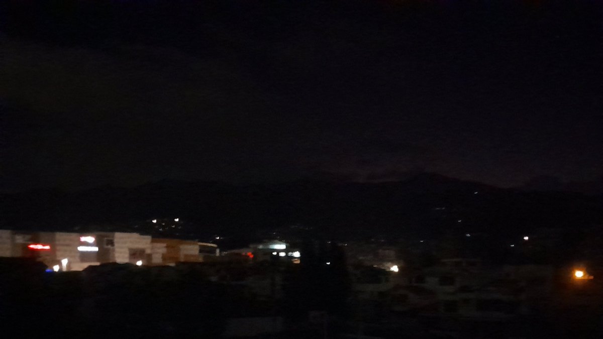 El sector de El Condado, norte de Quito fue uno de los afectados por el apagón repentino