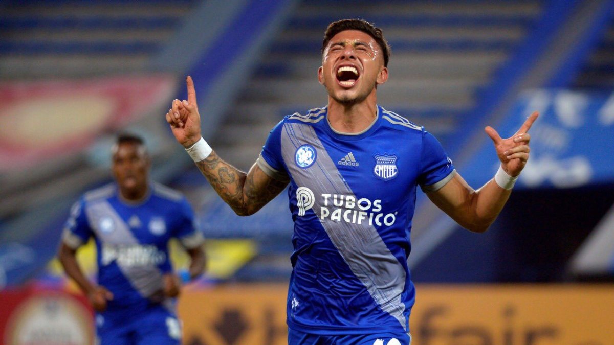 Joao Rojas durante su paso por Emelec.
