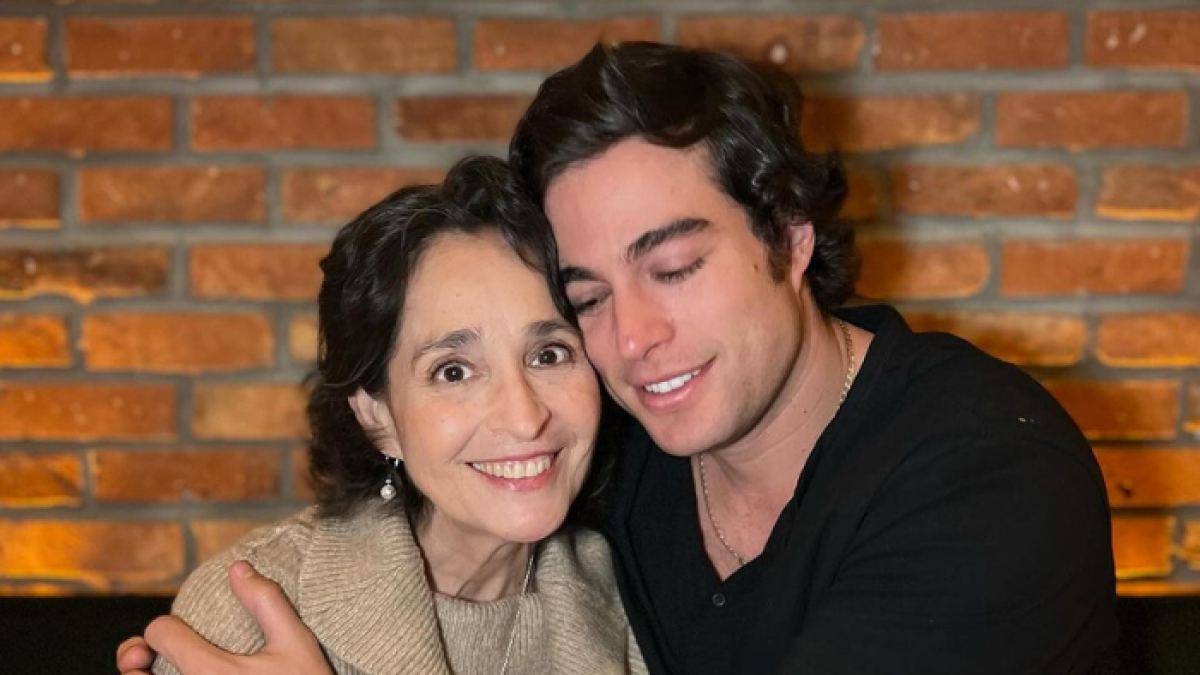 Elsa Huerta y su hijo Danilo Carrera, quien es un actor muy conocido