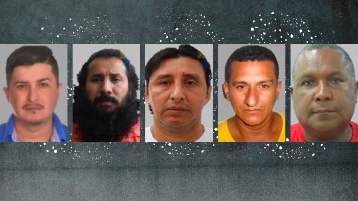 El Ministerio del Interior ha publicado fotografías de los delincuentes más buscados del país.