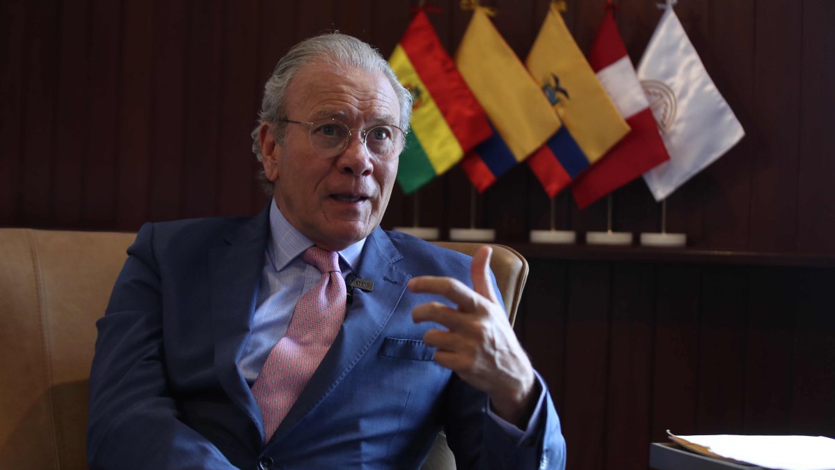 El Secretario General de la Comunidad Andina de Naciones (CAN), el peruano Gonzalo Gutiérrez