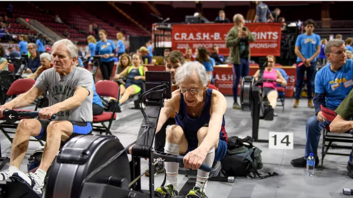Richard Morgan, remador y cuatro veces campeón mundial de remo bajo techo