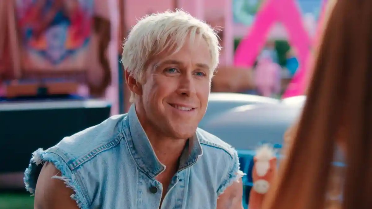 Ryan Gosling en una escena de la película Barbie, la más taquillera del año 2023.