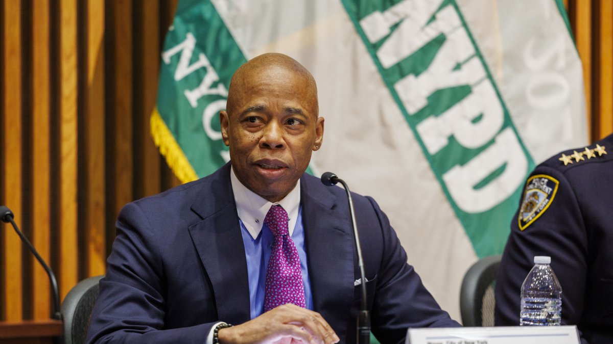 El alcalde de Nueva York, Eric Adams, en una fotografía de archivo.
