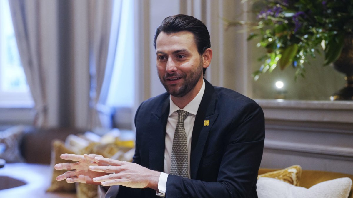 El ministro de Turismo, Niels Olsen.