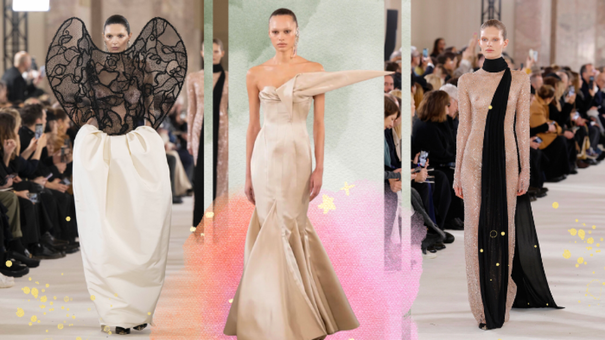 El desfile parisino concitó la atención de los invitados.