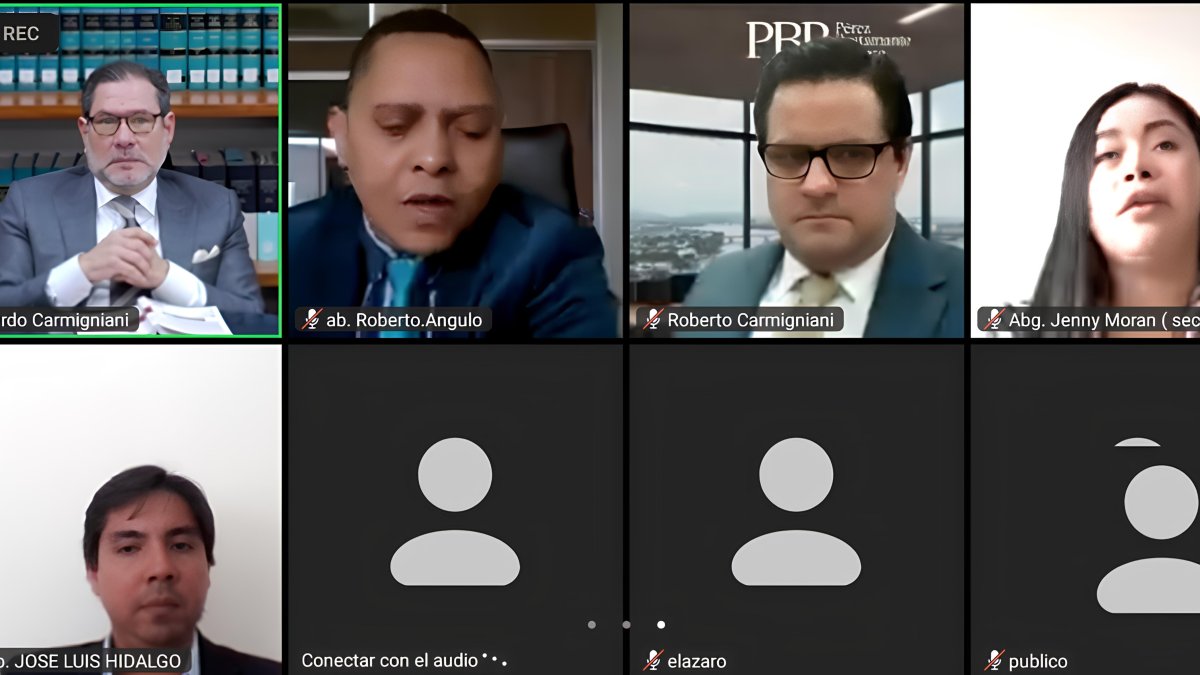 La audiencia de juicio fue telemática, según el juez, por la situación de inseguirdad.