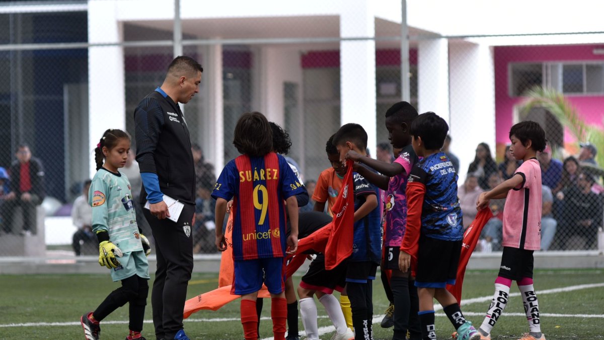 Niños de varias provincias llegaron al complejo Valle de los Sueños con la meta de ser parte de las divisiones formativas de Independiente del Valle.