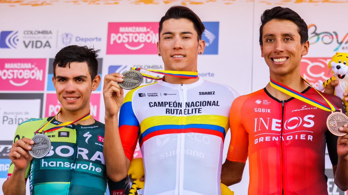 Higuita (Bora) y de Bernal (Ineos) completaron el podio.