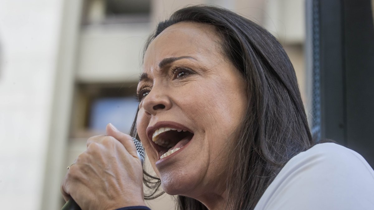 Oposición. María Corina Machado recibió el 92,35 de votos, en las votaciones primarias.