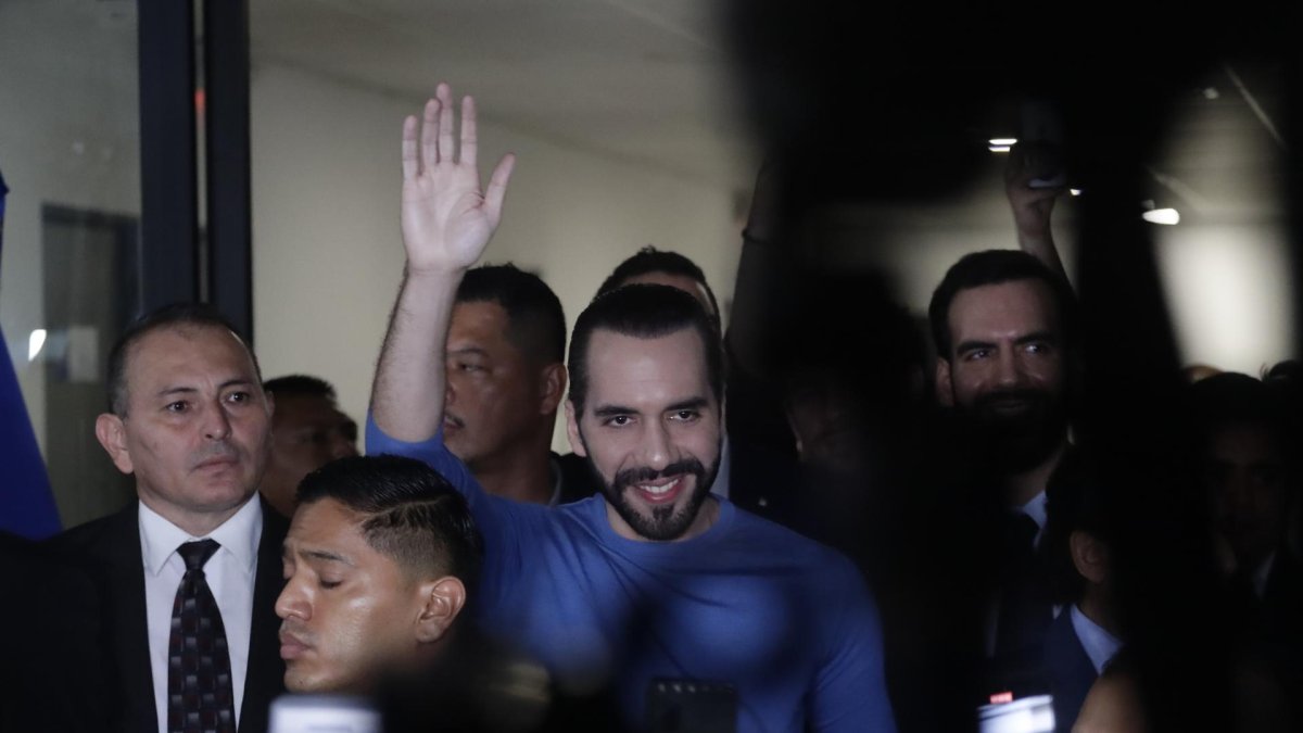 Imagen de archivo del presidente de El Salvador, Nayib Bukele.
