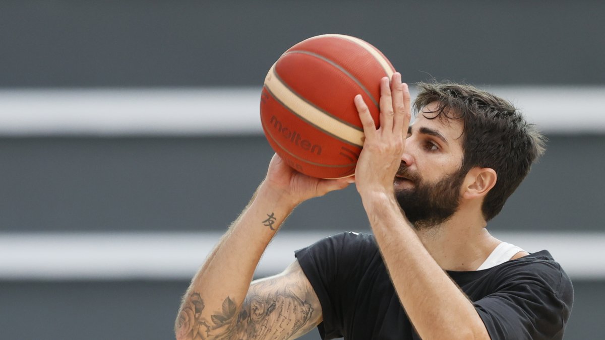 El también base de la selección española Ricky Rubio cuando decidió apartarse de la actividad jugaba buscando un cupo a París 2024.