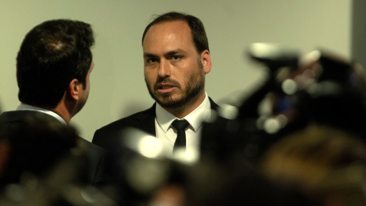 Carlos Bolsonaro, hijo del expresidente de Brasil, Jair Bolsonaro.