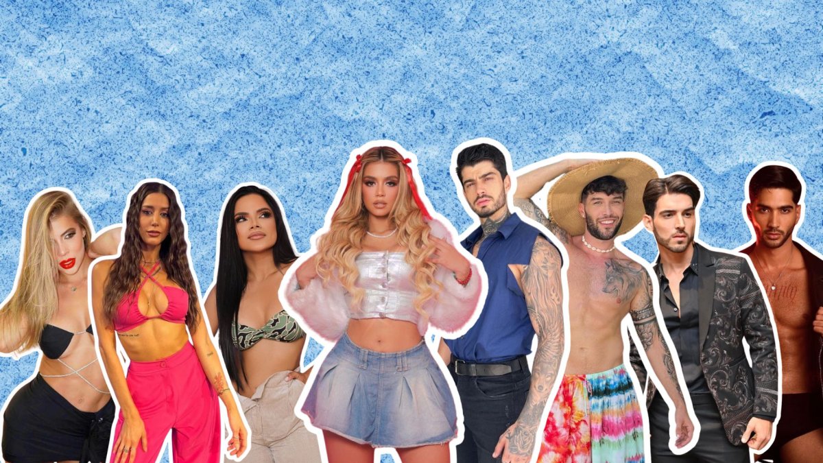 Andreína Bravo y sus compañeros de 'Soy el mejor'.