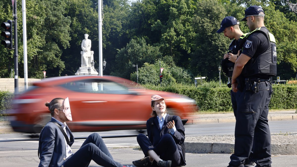 Imagen de archivo de los activistas de 