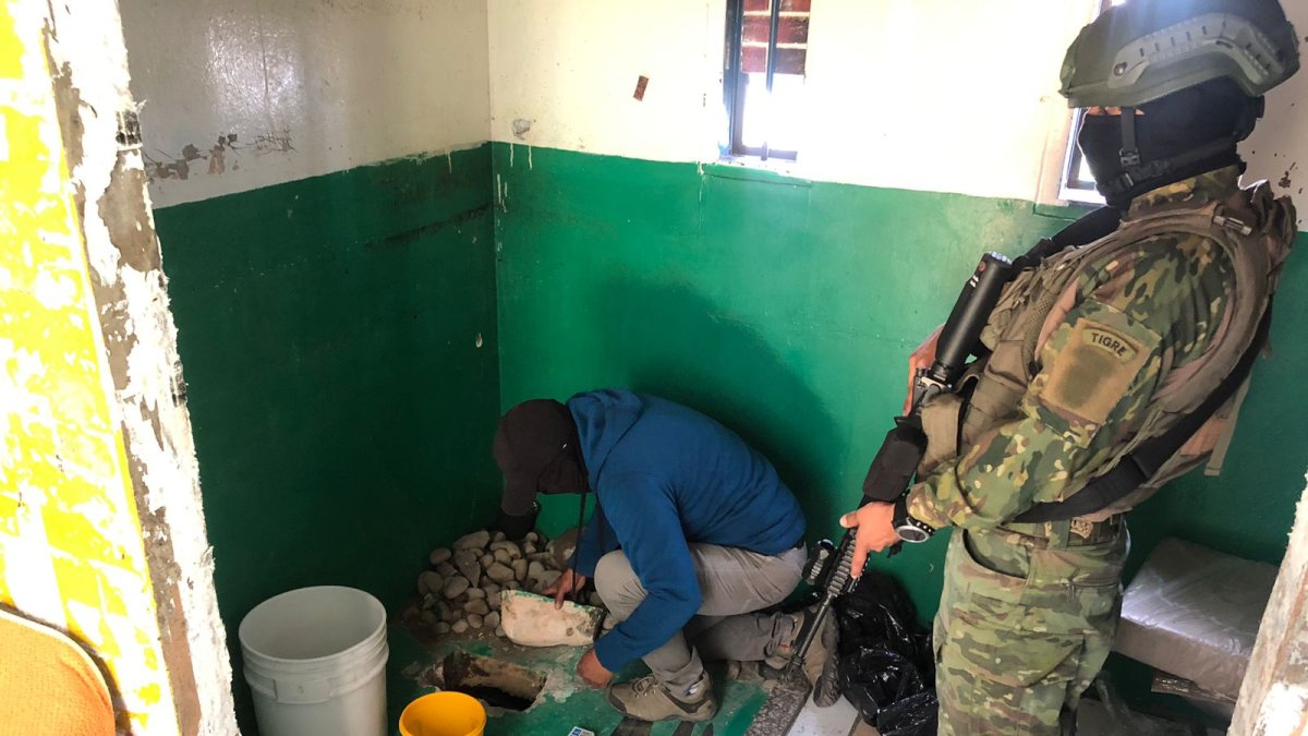 Evidencias encontradas en la caleta