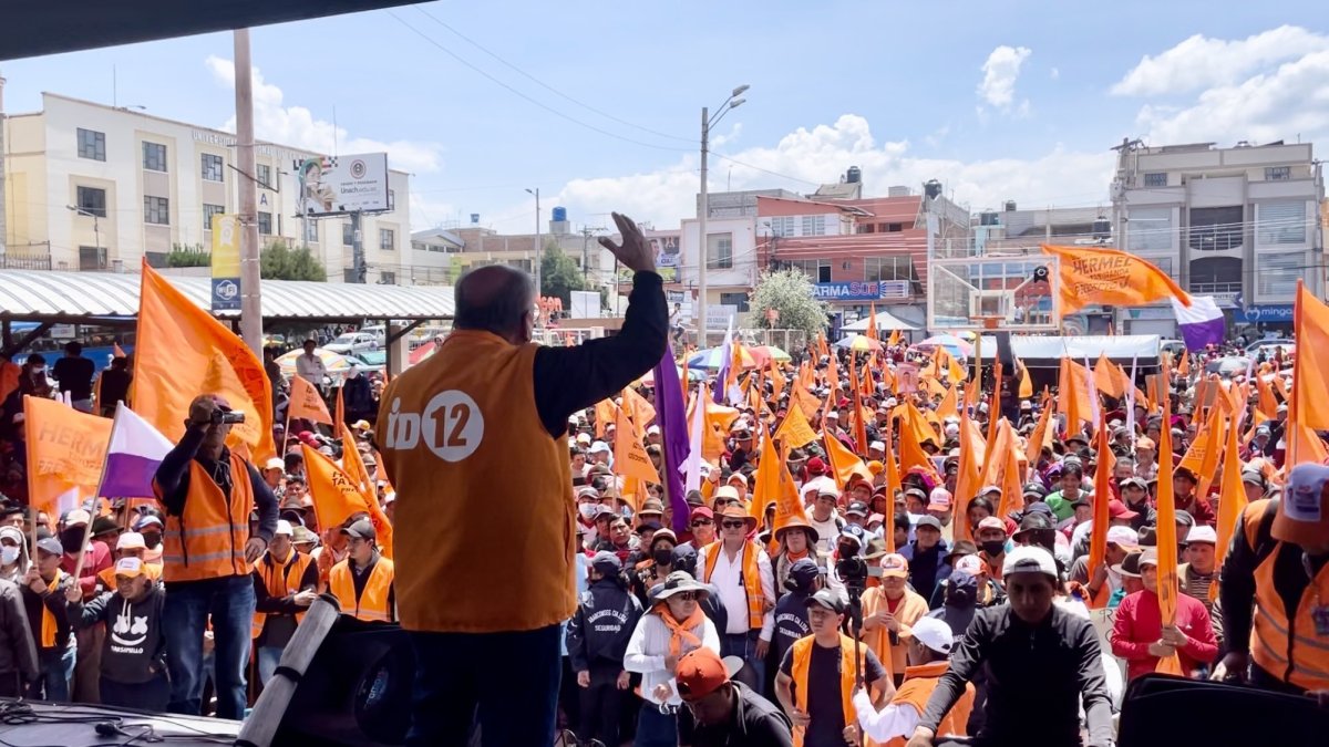 Imagen referencial. Actividad proselitista del partido Izquierda Democrática, en elecciones pasadas.