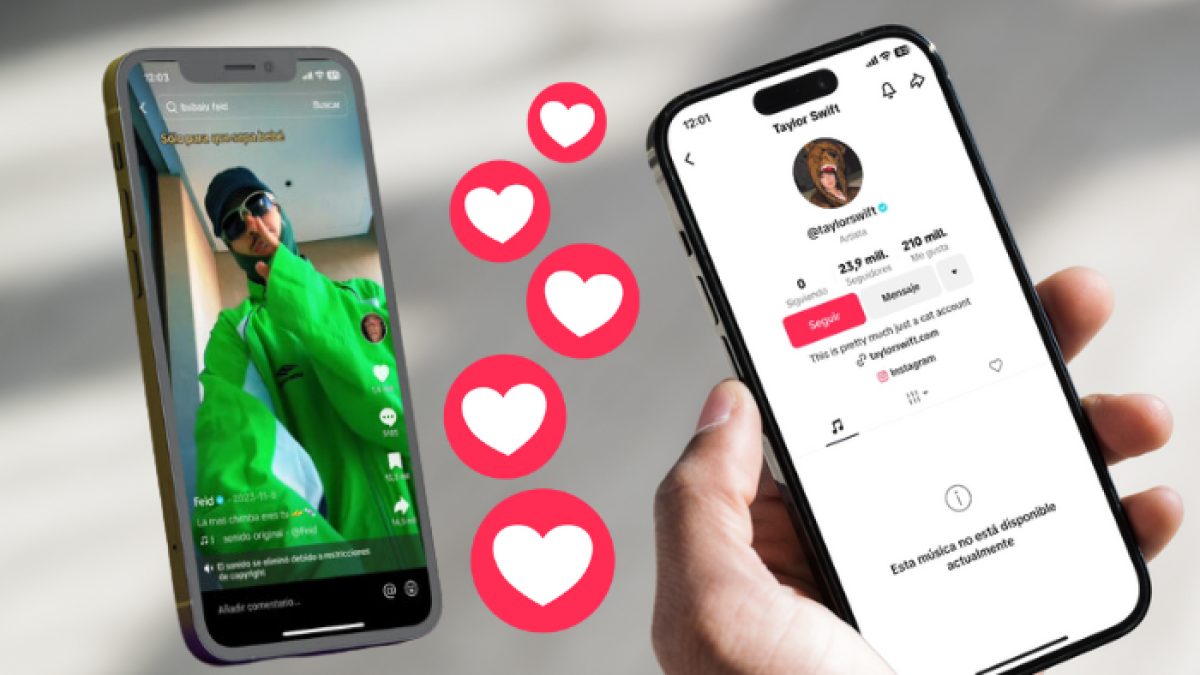A los videos subidos en TikTok que contenían canciones de artistas asociados con UMG se les ha eliminado del audio original