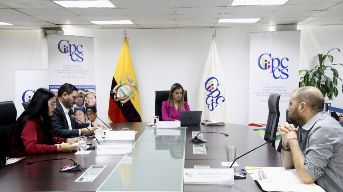 La presidenta del CPCCS, Nicole Bonifaz, anunció la consulta a la Procuraduría.