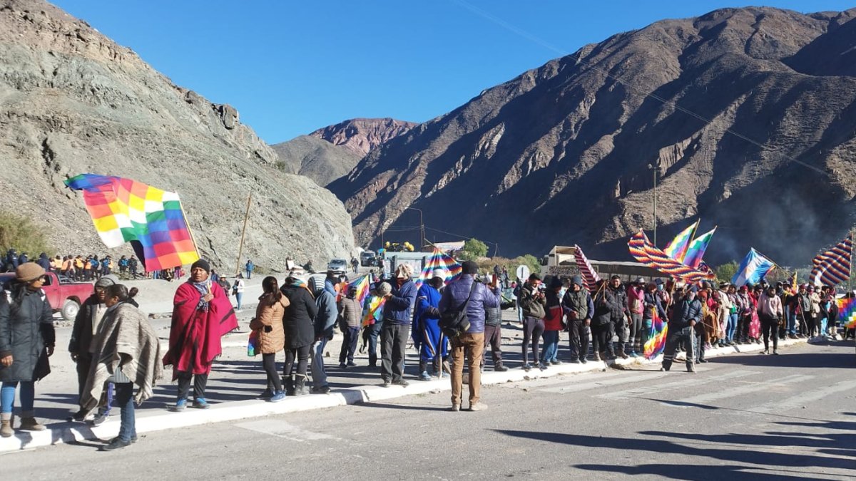 Comunidades indígenas se manifiestan en la provincia de Jujuy (Argentina)