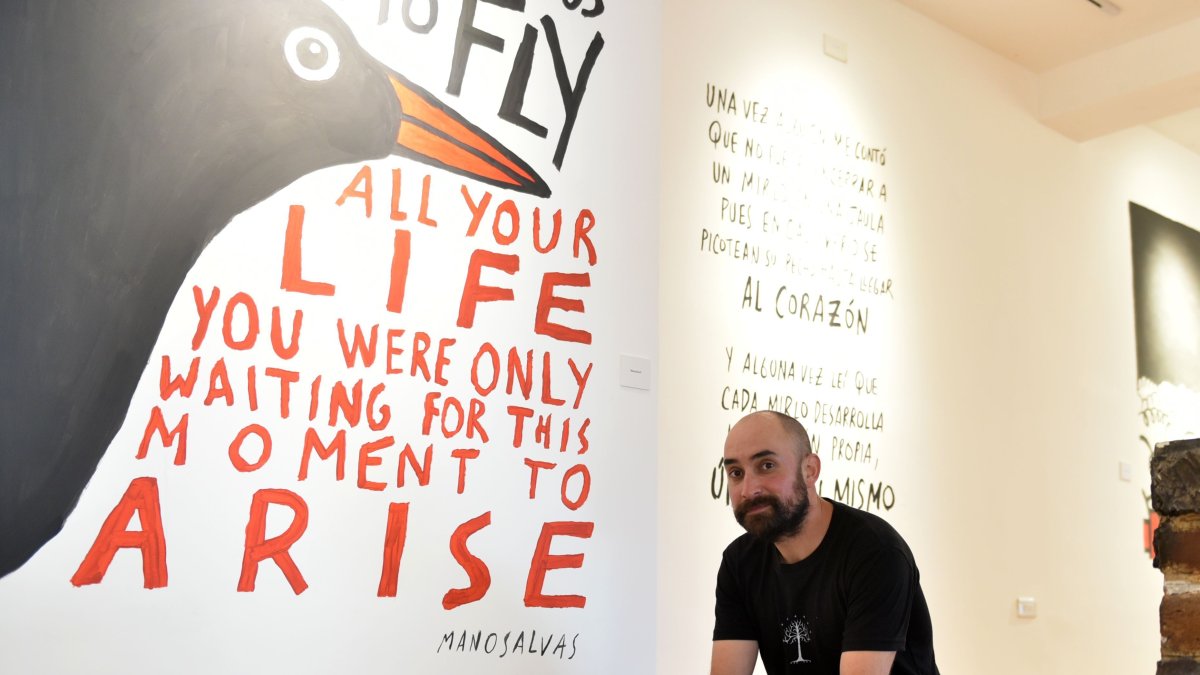 Manosalvas combina el arte con el diseño gráfico. Su obra puede apreciarse en @the.pilgrim.art.