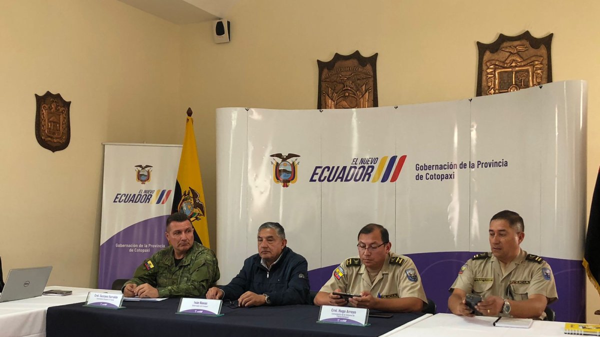 Durante la reunión de la mesa de seguridad desarrollada en la gobernación.
