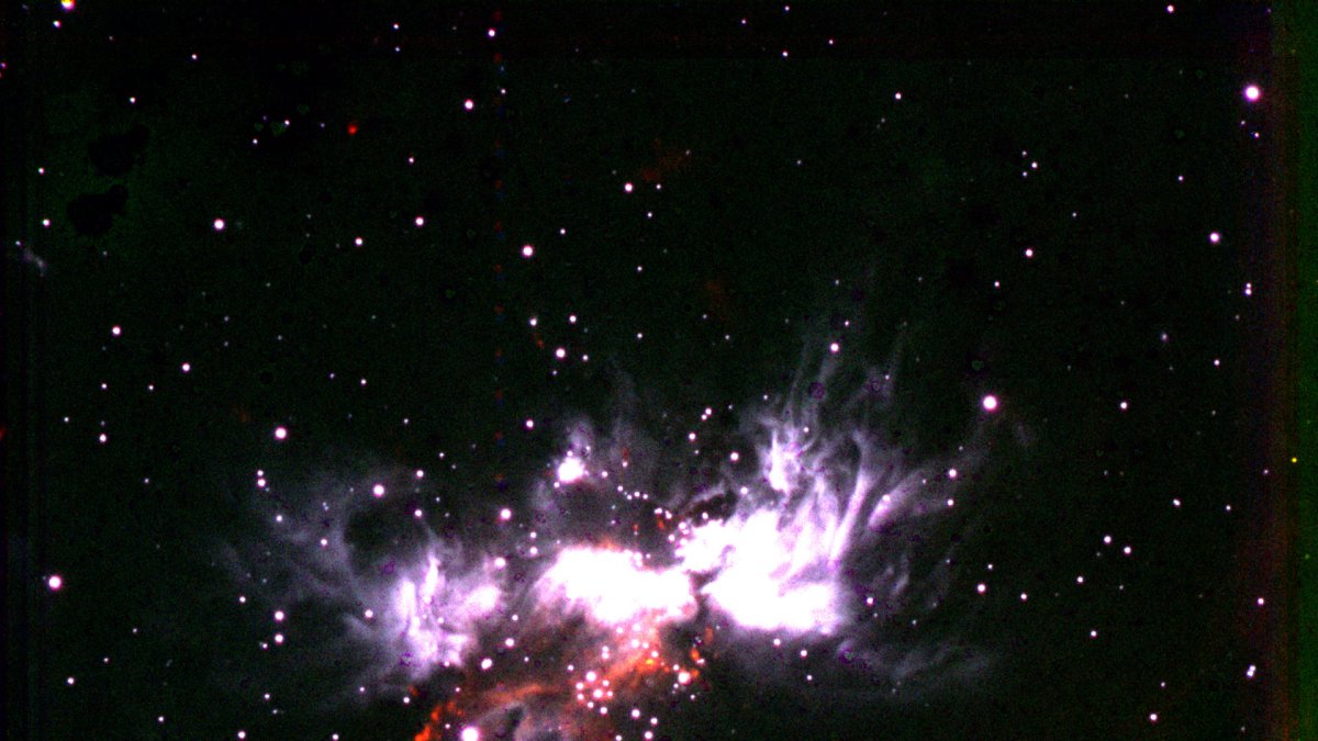 Imagen de la región de formación estelar masiva AFGL 5180.