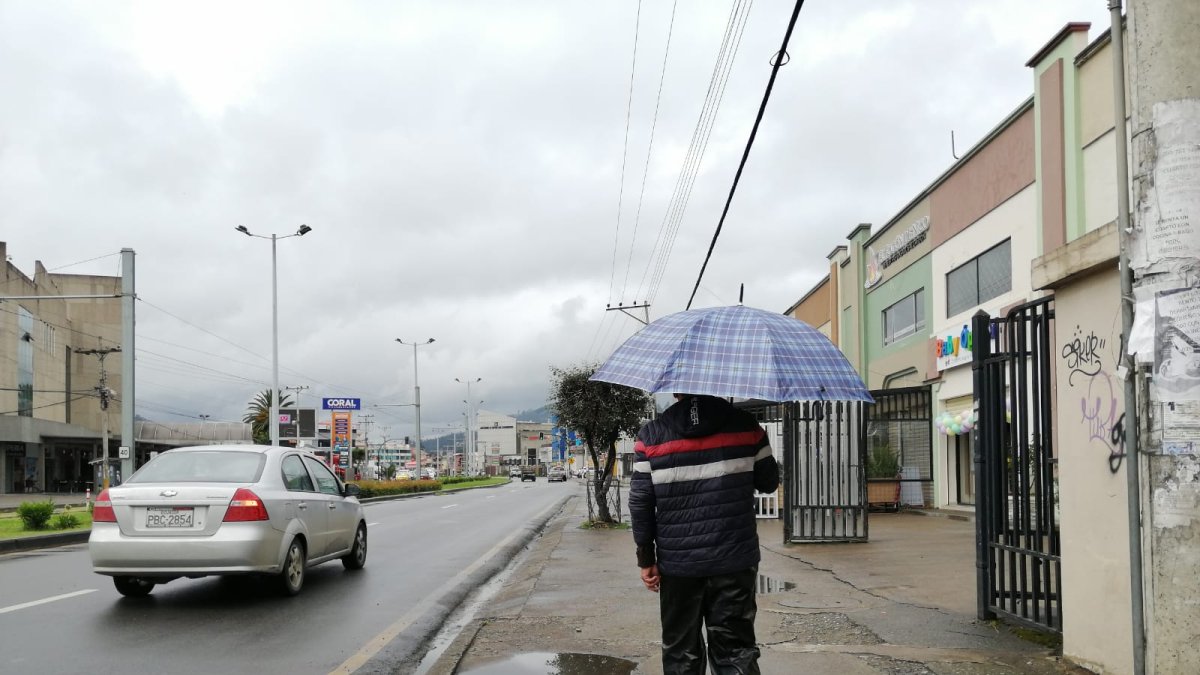 Cuenca registra varios días de lluvias.