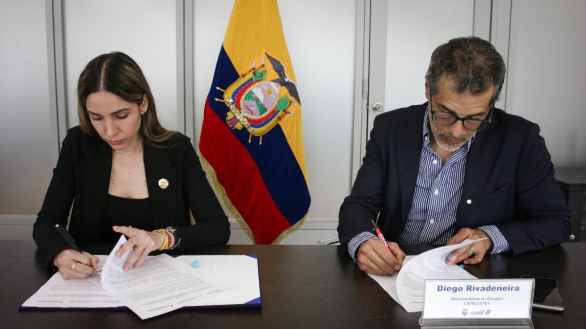 Acuerdo.- El Ministerio de Producción, Comercio Exterior, Inversiones y Pesca (MPCEIP) se une a la organización canadiense Catalyste+.