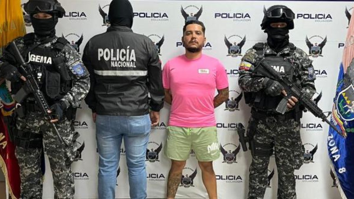 Alacrán Junior fue detenido en Guayaquil, según la Policía Nacional del Ecuador