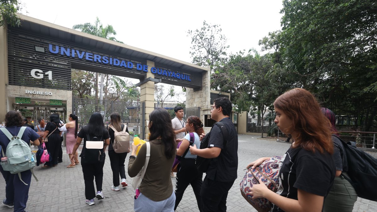 Demanda. Históricamente, un promedio de 62.000 estudiantes se registran en la plataforma de la UG.