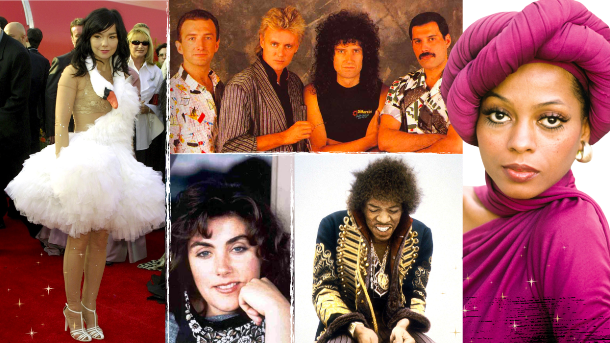Bjork, Queen, Diana Ross, Jimi Hendrix y Laura Branigan jamás obtuvieron un Grammy.