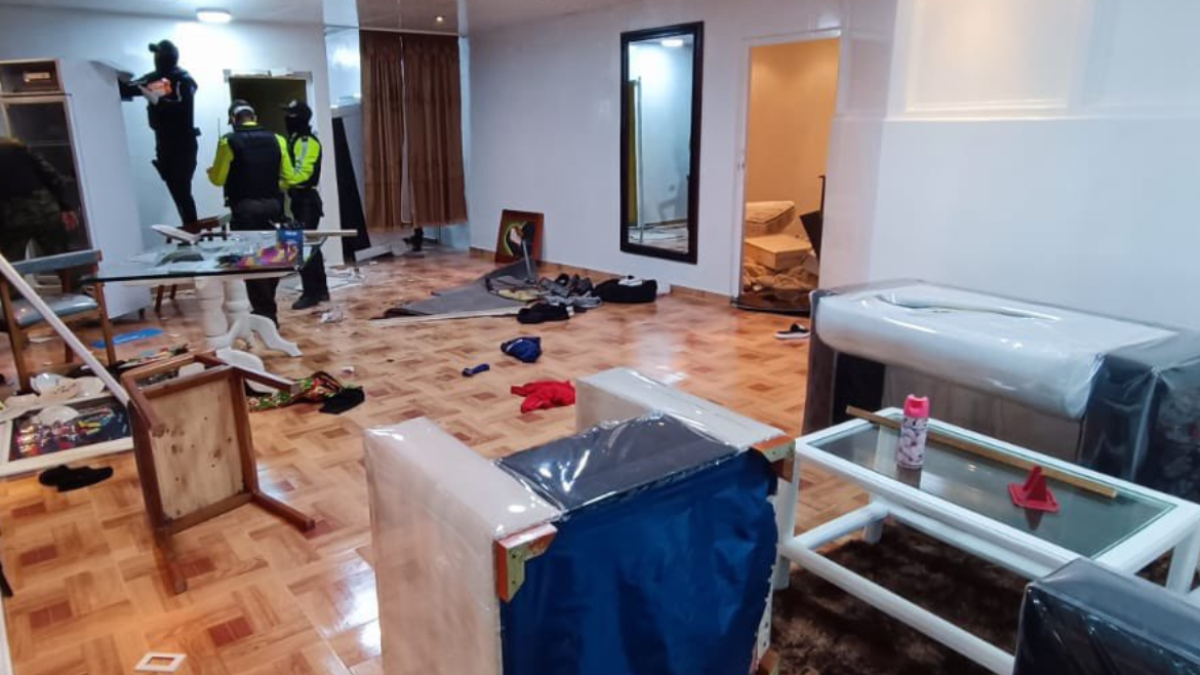 Las autoridades desmantelaron todo el sitio.